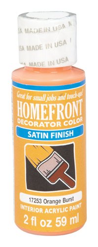 Homefront Satin Orange Burst Hobby Paint 2 oz