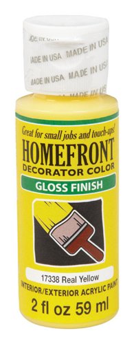 Homefront Gloss Real Yellow Hobby Paint 2 oz