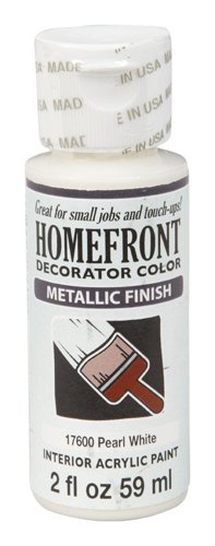 Homefront Metallic Pearl White Hobby Paint 2 oz