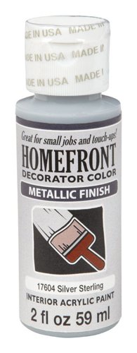 Homefront Metallic Silver Sterling Hobby Paint 2 oz