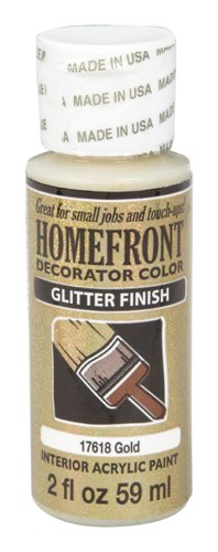 Homefront Glitter Gold Hobby Paint 2 oz