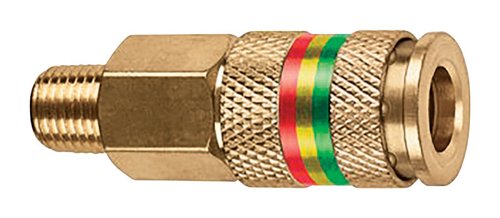 Tru-Flate Combo Coupler Brass Universal Coupler 1/4 Male 1 pc