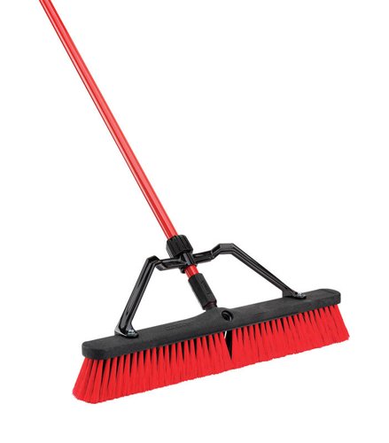 Libman High Power Polyethylene Terephthalate 24 in. Multi-Surface Push Broom