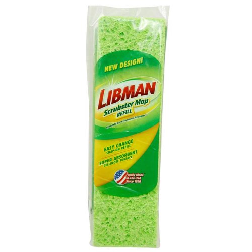 Libman Scrubster 9 in. Deck Cellulose Mop Refill 1 pk