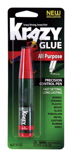 Krazy Glue High Strength Polyvinyl acetate homopolymer Clear All Purpose Adhesive 0.14 oz
