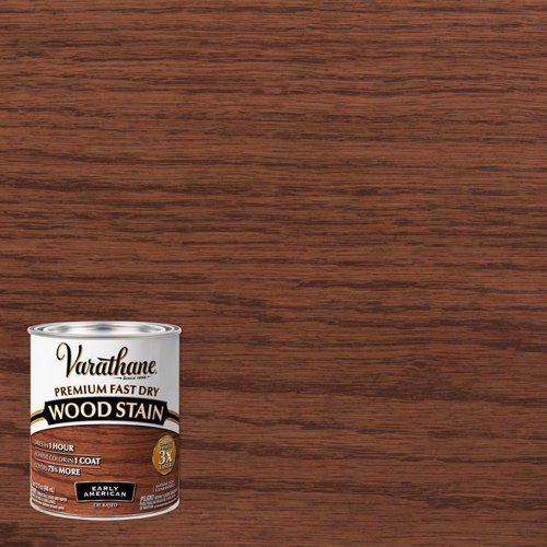 Varathane Premium Early American Oil-Based Fast Dry Wood Stain 1 qt – Stain & Finish | City Lumber | Your One Stop Shop Hardware, Building Supplies & Tools in Texas San Angelo, Texas