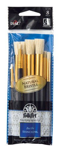 Plaid FolkArt Round Stencil Paint Brush