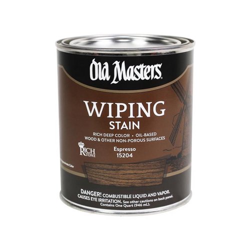 Old Masters Semi-Transparent Espresso Oil-Based Wiping Stain 1 qt