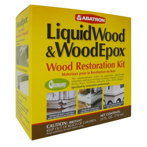 Abatron LiquidWood and WoodEpox Beige Wood Restoration Kit 24 oz