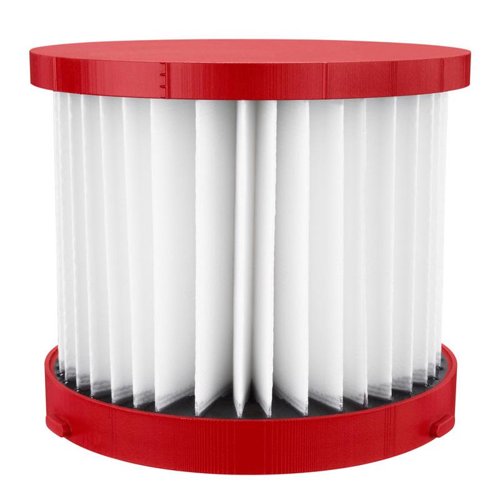 Milwaukee 2.7 in. D Shop Cartridge Wet/Dry HEPA Filter 1 pc