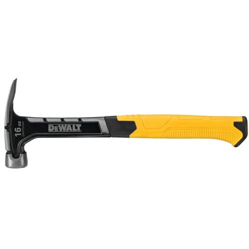 DeWalt 16 oz Smooth Face Rip Claw Hammer 7.50 in. Steel Handle