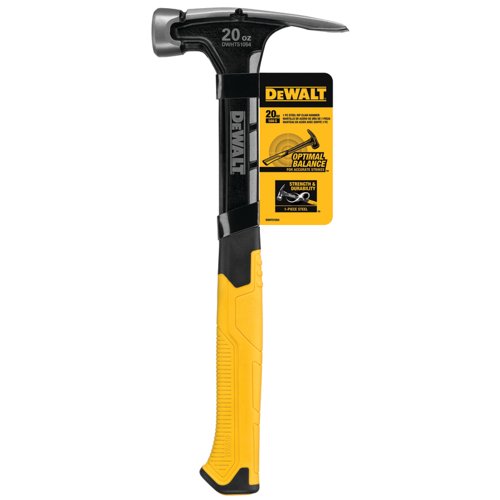 DeWalt 20 oz Smooth Face Rip Claw Hammer 7.50 in. Steel Handle