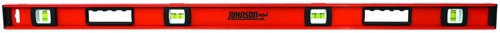 Johnson 48 in. Aluminum Heavy Duty I-Beam Level 4 vial