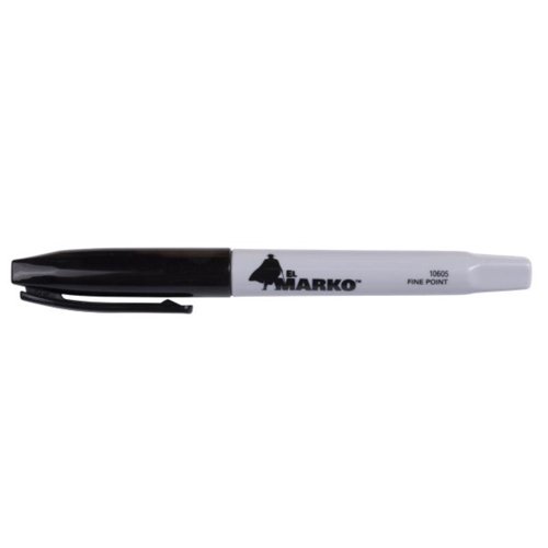 C.H. Hanson El Marko Black Medium Tip Permanent Marker 1 pc