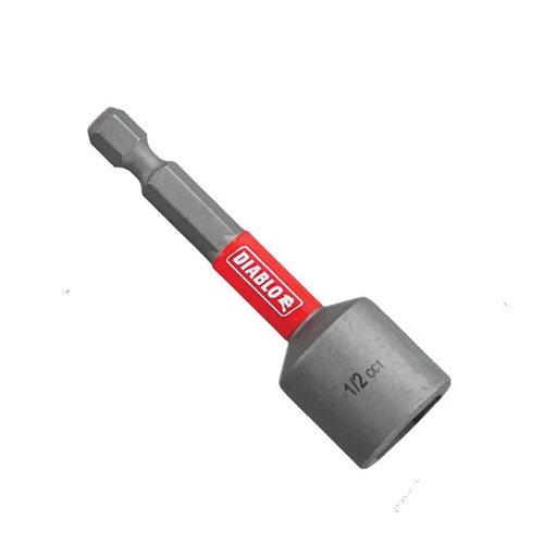 Diablo 1/2 in. X 2-9/16 in. L Black Oxide Magnetic Nut Setter 1 pc