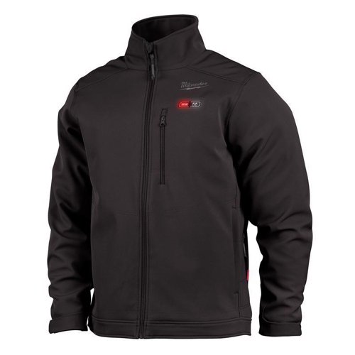 Milwaukee M12 Toughshell XXXL Long Sleeve Unisex Full-Zip Heated Jacket Kit Black