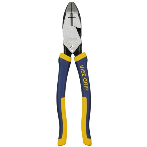 Irwin Vise-Grip 9-1/2 in. Nickel Chrome Steel Lineman's Pliers