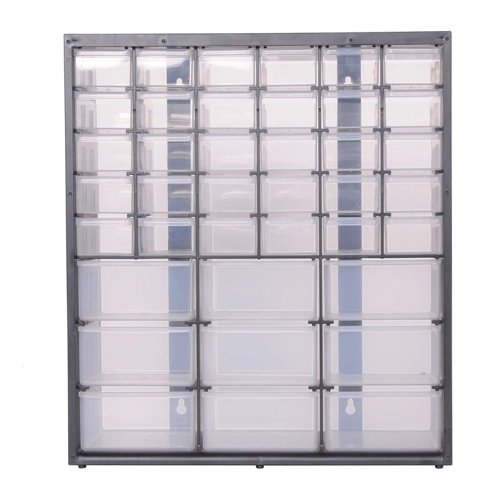Stanley 14.38 in. W X 16.13 in. H X 6.125 in. D Storage Organizer Polypropylene 39 compartments Blac