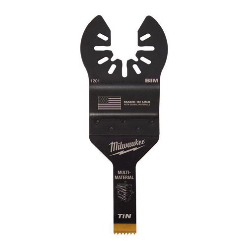 Milwaukee Universal Fit Open-Lok 3/8 in. W Bi-Metal Multi-Tool Oscillating Blade Multi-Material 1 pk