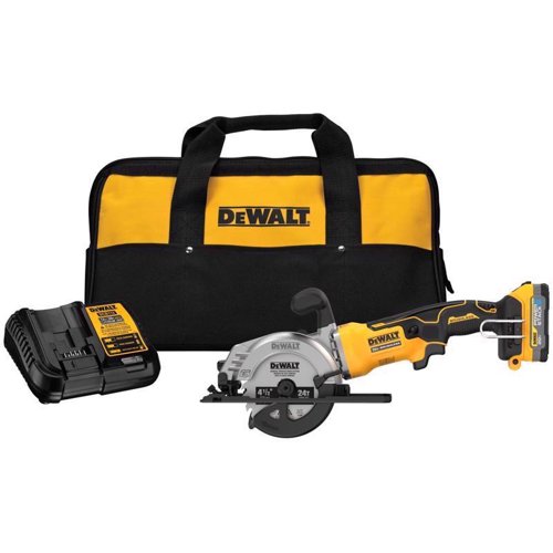 DeWalt 20V MAX ATOMIC w/ POWERSTACK 4-1/2 in. Cordless Brushless Circular Saw Kit (Battery & Charger