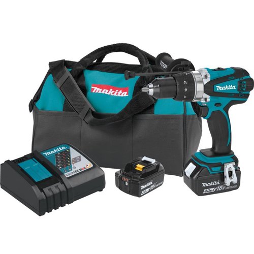 Makita 18V LXT 1/2 in. Brushless Cordless Hammer Drill/Drive Kit (Battery & Charger)
