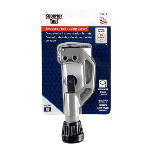 Superior Tool 1-1/4 in. Pipe Cutter Black/Silver
