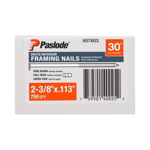 Paslode 2-3/8 in. Framing Bright Steel Nail Full Round Head