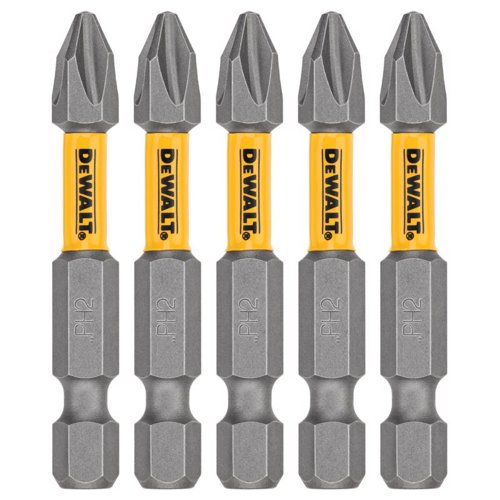 DeWalt Max Fit Phillips #2 X 2 in. L Screwdriver Bit Set Steel 5 pk