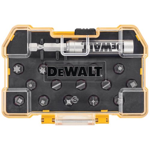 DeWalt Max Fit Assorted Screwdriver Bit Set Steel 16 pk