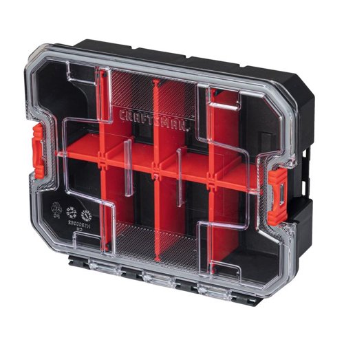 Craftsman VersaStack 7.5 in. W X 2.76 in. H Small Parts Bin Plastic 8 compartments Black/Red – Tool Organizers | City Lumber | Your One Stop Shop Hardware, Building Supplies & Tools in Texas San Angelo, Texas
