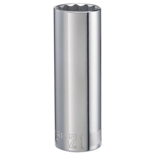 Craftsman 21 mm X 1/2 in. drive Metric 12 Point Deep Socket 1 pc