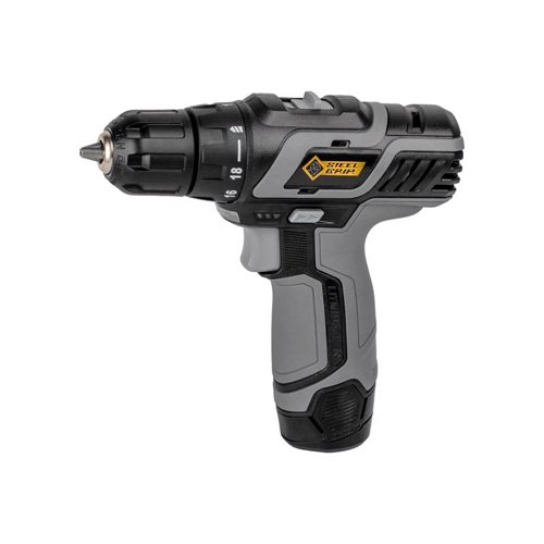 Steel Grip 12V 3/8 in. Brushed Cordless Compact Drill Kit (Battery)