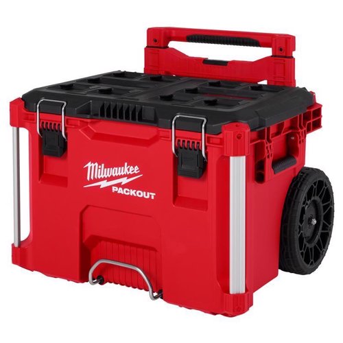 Milwaukee PACKOUT 22 in. Rolling Low Profile Handle Tool Box Black/Red – Tool Organizers | City Lumber | Your One Stop Shop Hardware, Building Supplies & Tools in Texas San Angelo, Texas