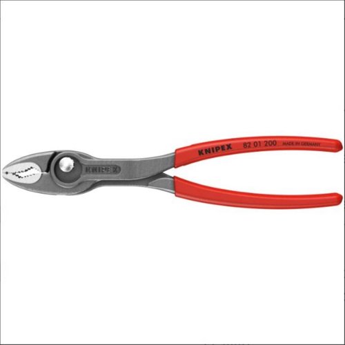 Knipex 8 in. Chrome Vanadium Steel TwinGrip Slip Joint Pliers