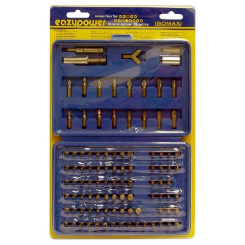 Eazypower Hex Assorted Screwdriver Bit Set Steel 100 pc