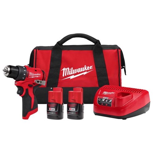Milwaukee tool M12 3/8 in. Brushless Cordless Drill/Driver Kit (Battery & Charger)