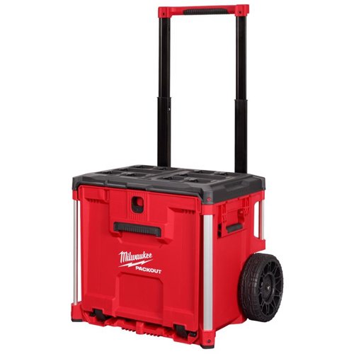 Milwaukee Packout 19 in. Rolling Tool Box Red