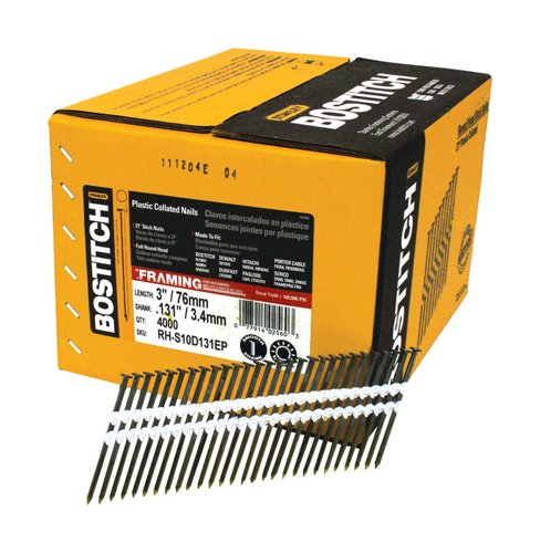 Bostitch 3 in. L Angled Strip Coated Framing Nails 21 deg 4,000 pk