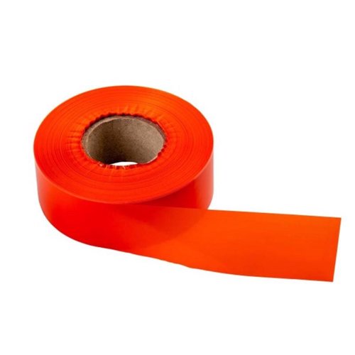 C.H. Hanson 300 ft. L X 1.2 in. W Polyethylene Flagging Tape Orange