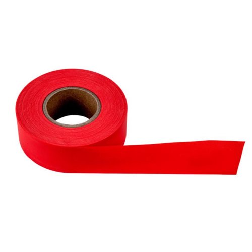 C.H. Hanson 150 ft. L X 1.2 in. W PVC Flagging Tape Fluorescent Red