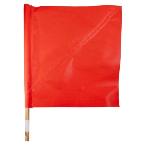 C.H. Hanson 24 in. Fluorescent Orange Safety Flags Polyvinyl 1 pk