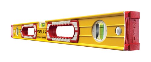 STABILA 24 in. Aluminum Type 196 Heavy Duty Level 3 vial