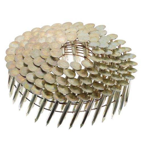 Senco 1-1/4 in. L X 16 Ga. Angled Coil Galvanized Roofing Nails 15 deg 7200 pk