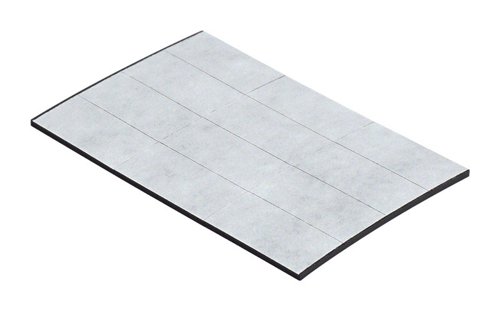 Magnet Source 1 in. L X .5 in. W Black Magnetic Tape Strips 12