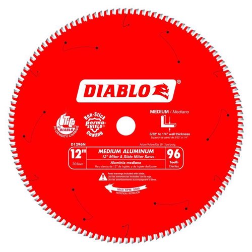 Diablo 12 in. D X 1 in. TiCo Hi-Density Carbide Circular Saw Blade 96 teeth 1 pk