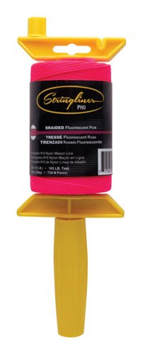 Stringliner Pro Braided Mason Line and Reel 500 ft. Pink
