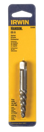 Irwin Hanson 19/64 in. X 19/64 in. D Carbon Steel Spiral Screw Extractor 7 in. 1 pc