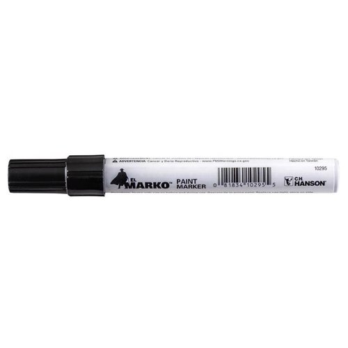 C.H. Hanson El Marko Black Valve Tip Paint Marker 1 pc