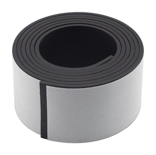 Magnet Source 30 in. L X 1 in. W Black Magnetic Tape 1
