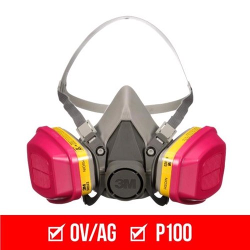 3M P95 Multi-Purpose Respirator Black M 1 pk
